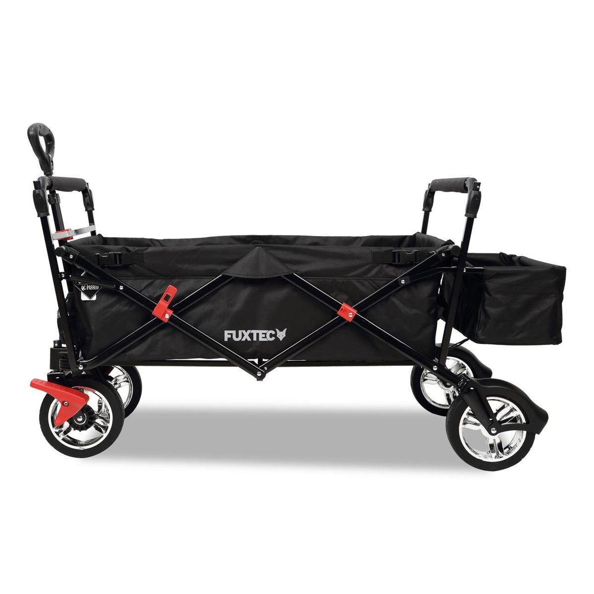 B-WARE FUXTEC Bollerwagen FX-CT500 "VfB Stuttgart"-Edition mit Sonnendach