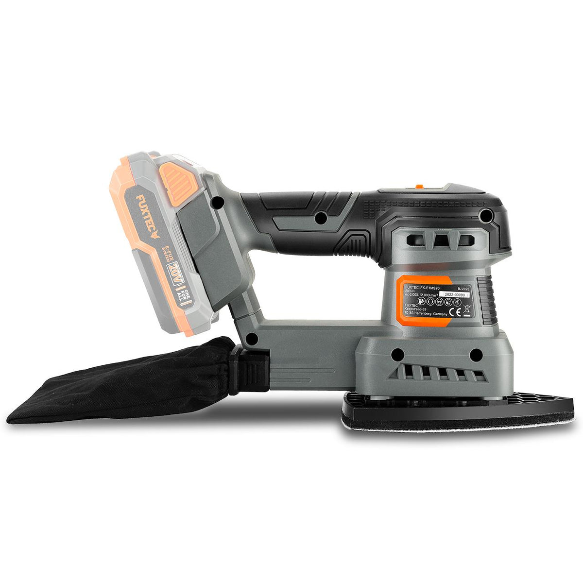 Bild 1 B-WARE FUXTEC 20V Akku Schwingschleifer FX-E1MS20 ohne Akkupack, ohne Ladegerät