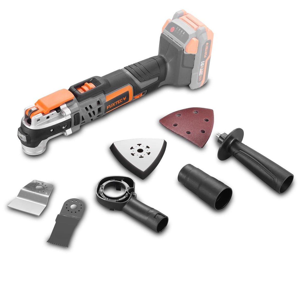 Bild 1 B-WARE FUXTEC 20V Akku Multifunktionstool FX-E1MT20 ohne Akkupack, ohne Ladegerät