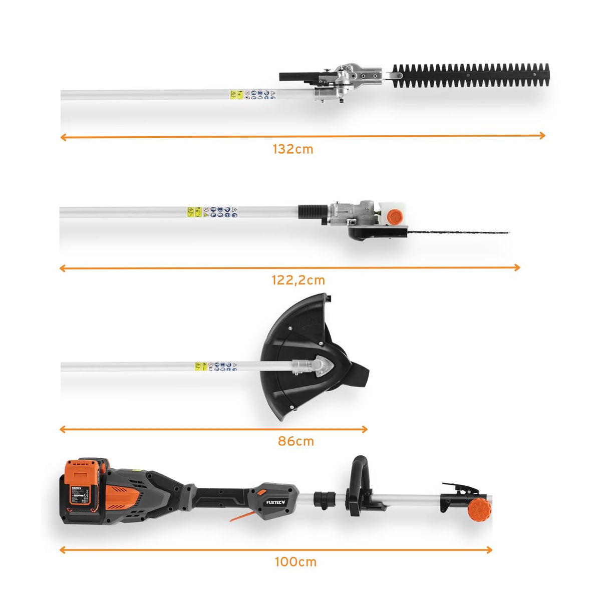 Bild 1 B-WARE 3in1 Multitool 40V FX-E2MTSET mit 2 Akkus
