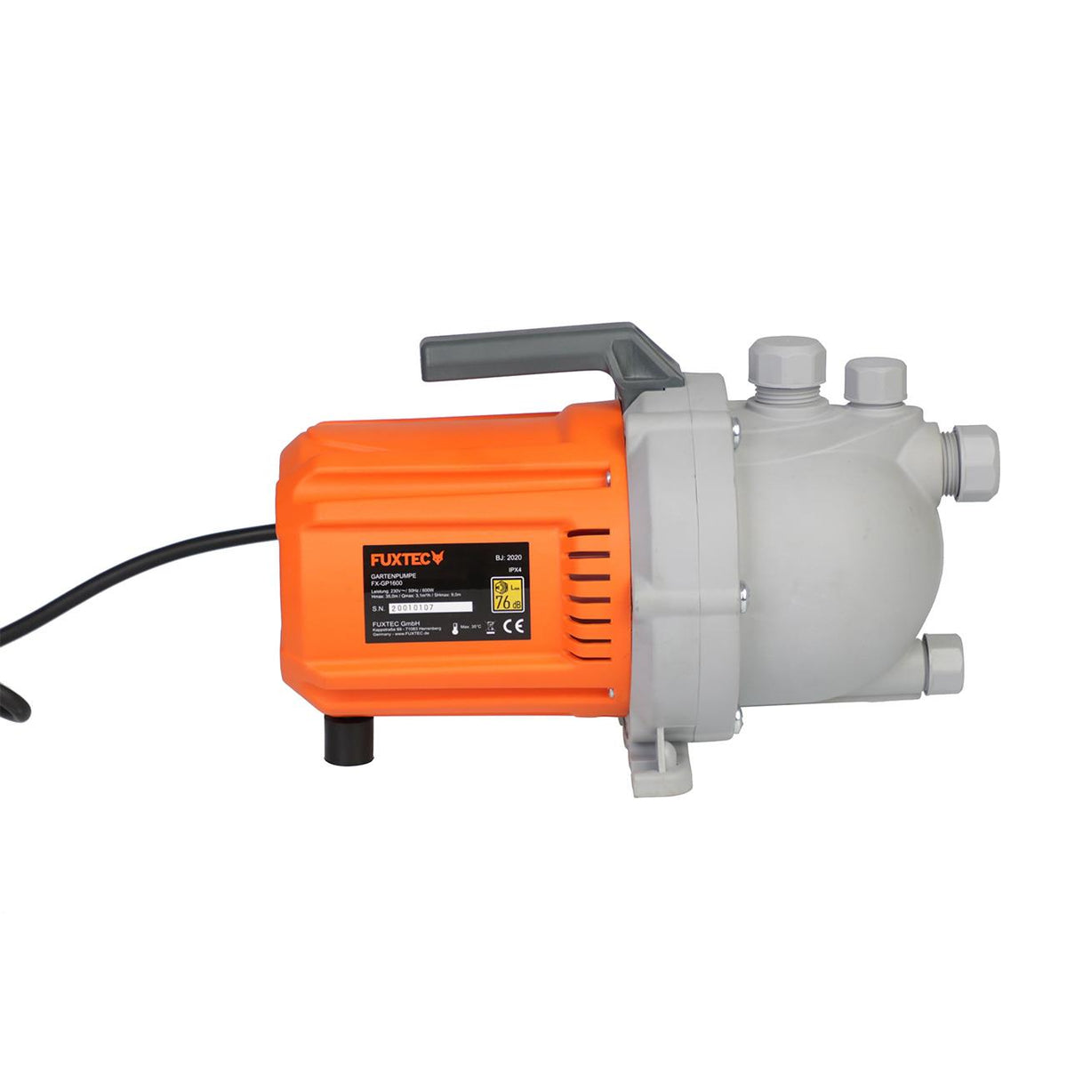Bild 1 B-WARE FUXTEC Gartenpumpe FX-GP1600