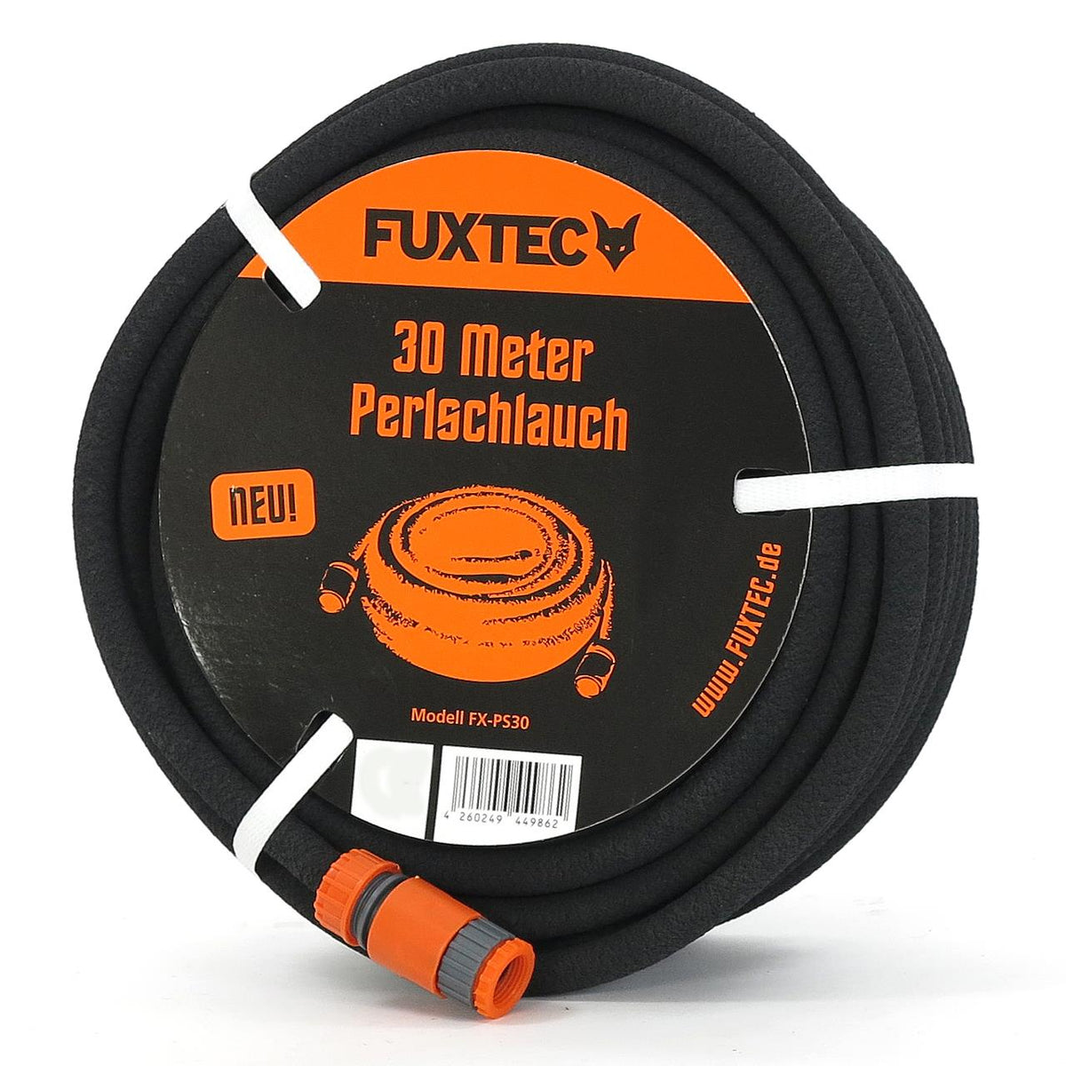 Bild 1 B-Ware FUXTEC 15m/30m/50m Perlschlauch mit großem Zubehör Set