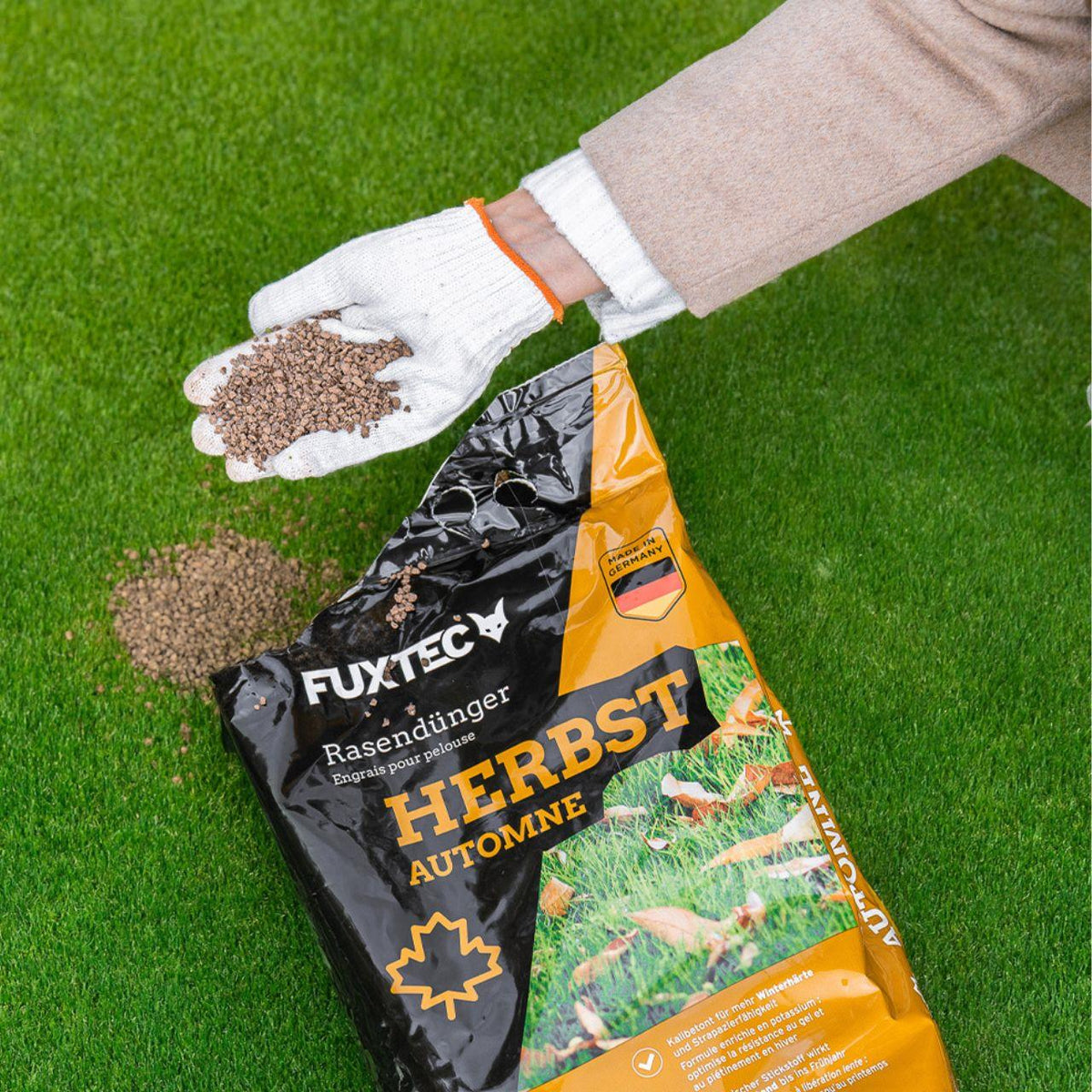 FUXTEC Herbstrasendünger FX-RDH20 20kg für 1000m²