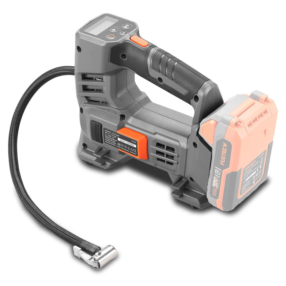 Bild 1 B-WARE FUXTEC 20V Akku Kompressor FX-E1CI20 ohne Akkupack, ohne Ladegerät