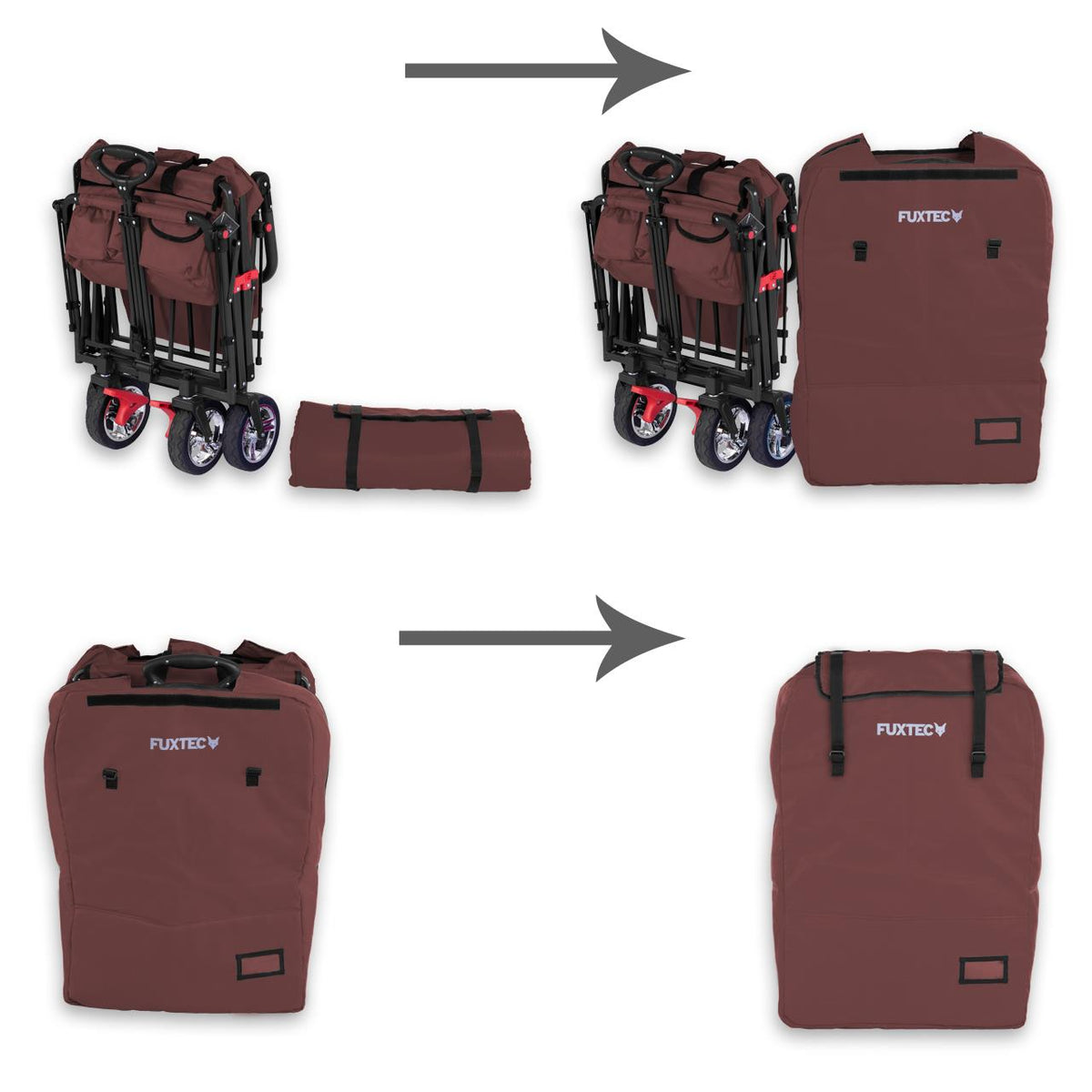 Gepolsterte Transporttasche FX-CT700 / FX-CT800 / FX-CTB800 Braun