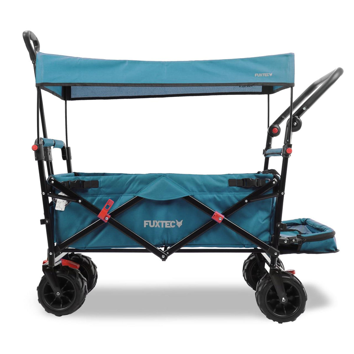 Bild 1 B-Ware FUXTEC Strand-Bollerwagen FX-CTB800 mit UV-geschütztem Sonnendach,Schiebegriff & Innenraumverlängerung