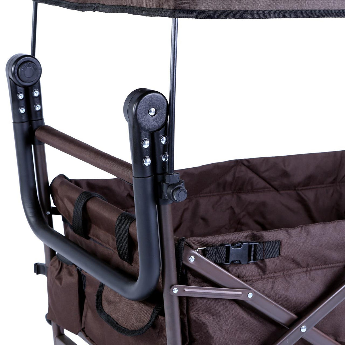 B-Ware Bollerwagen FX-CT700 mit UV-geschütztem Sonnendach und zusätzlichem Schiebegriff