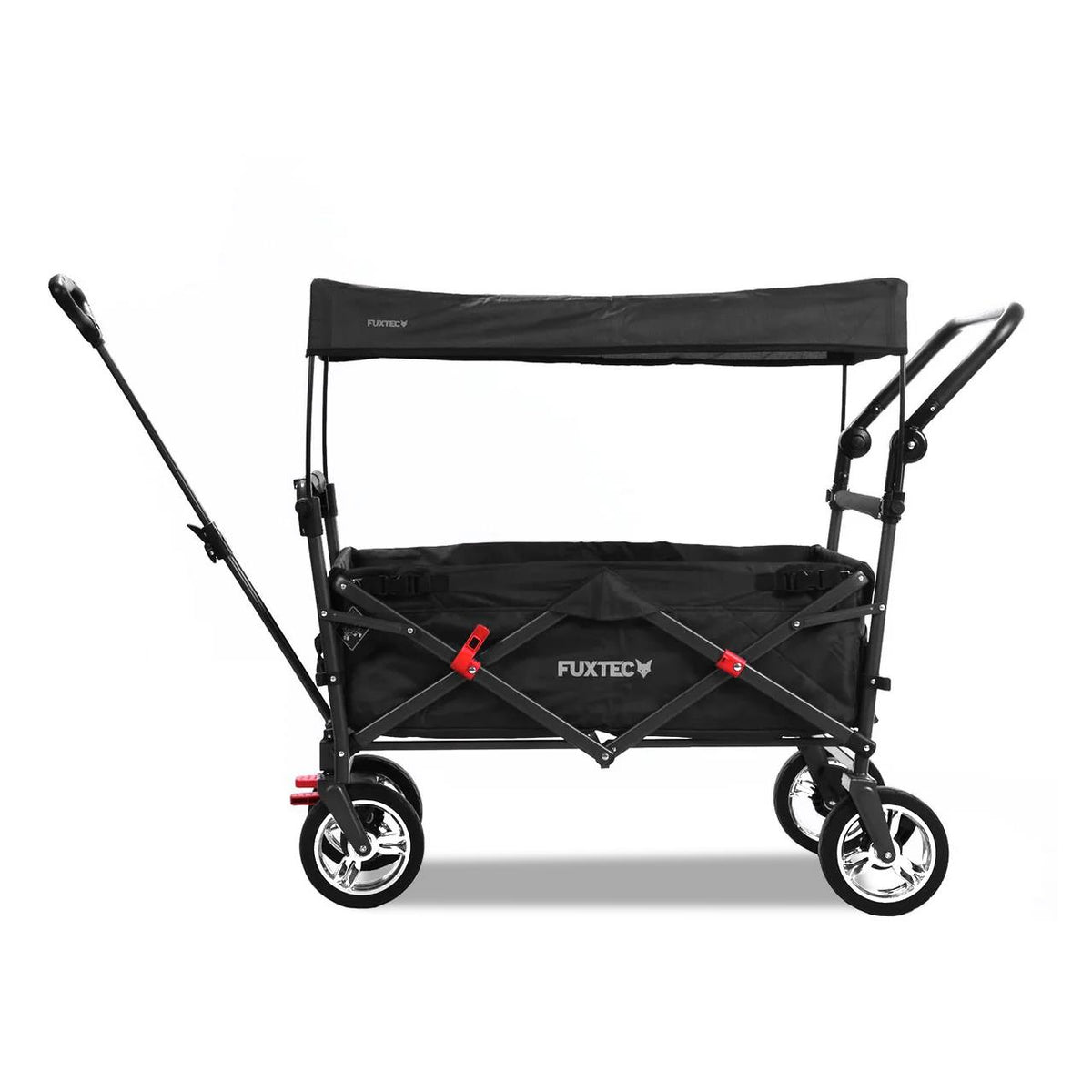 B-Ware Bollerwagen FX-CT700 mit UV-geschütztem Sonnendach und zusätzlichem Schiebegriff