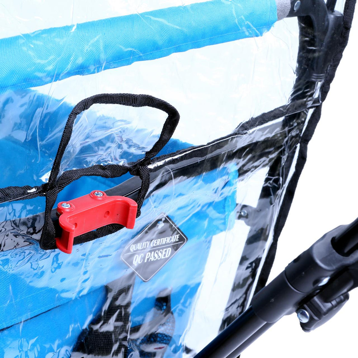 Bild 1 B-WARE Regenschutz transparent für Bollerwagen CT500