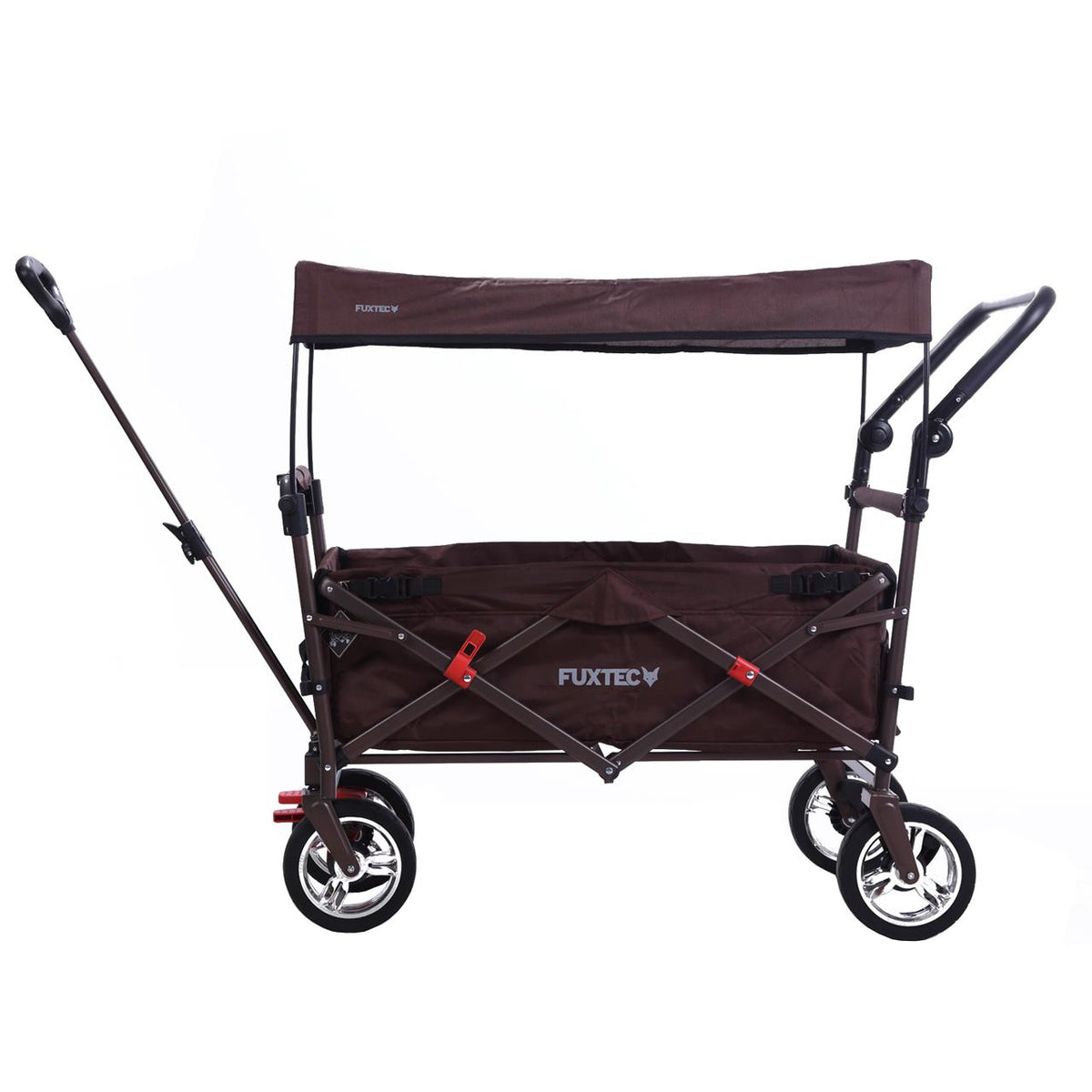 B-Ware Bollerwagen FX-CT700 mit UV-geschütztem Sonnendach und zusätzlichem Schiebegriff