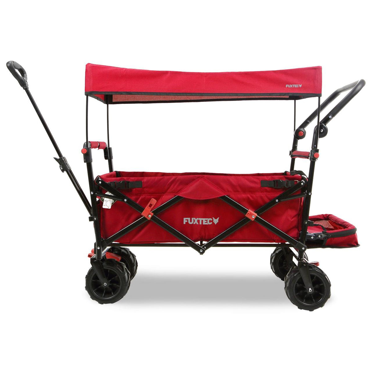 Bild 1 B-Ware FUXTEC Strand-Bollerwagen FX-CTB800 mit UV-geschütztem Sonnendach,Schiebegriff & Innenraumverlängerung