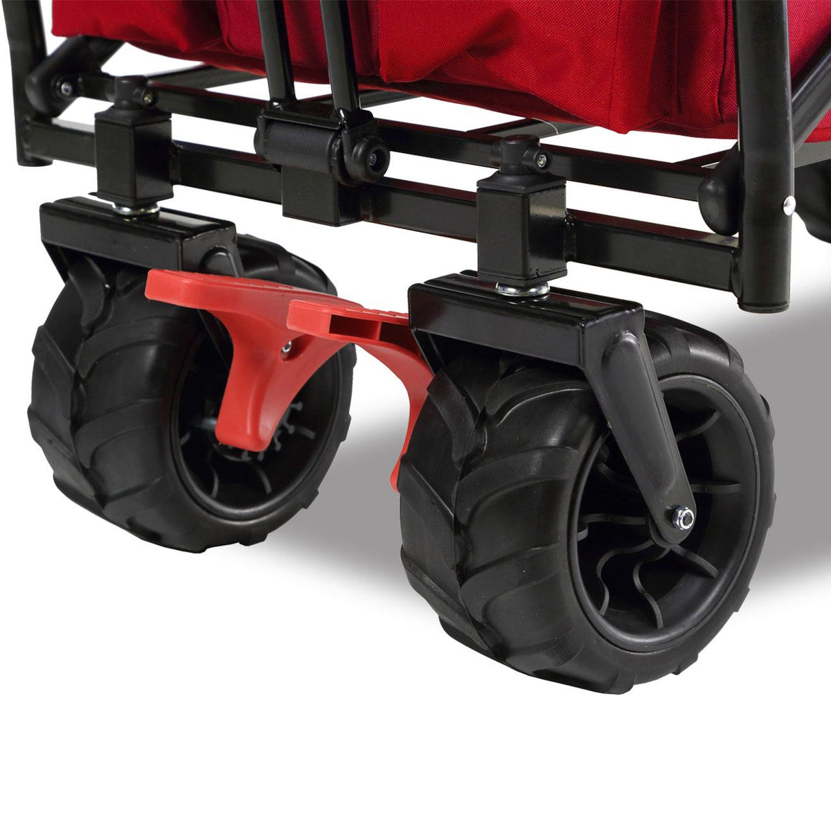Bild 1 B-Ware FUXTEC Strand-Bollerwagen FX-CTB800 mit UV-geschütztem Sonnendach,Schiebegriff & Innenraumverlängerung