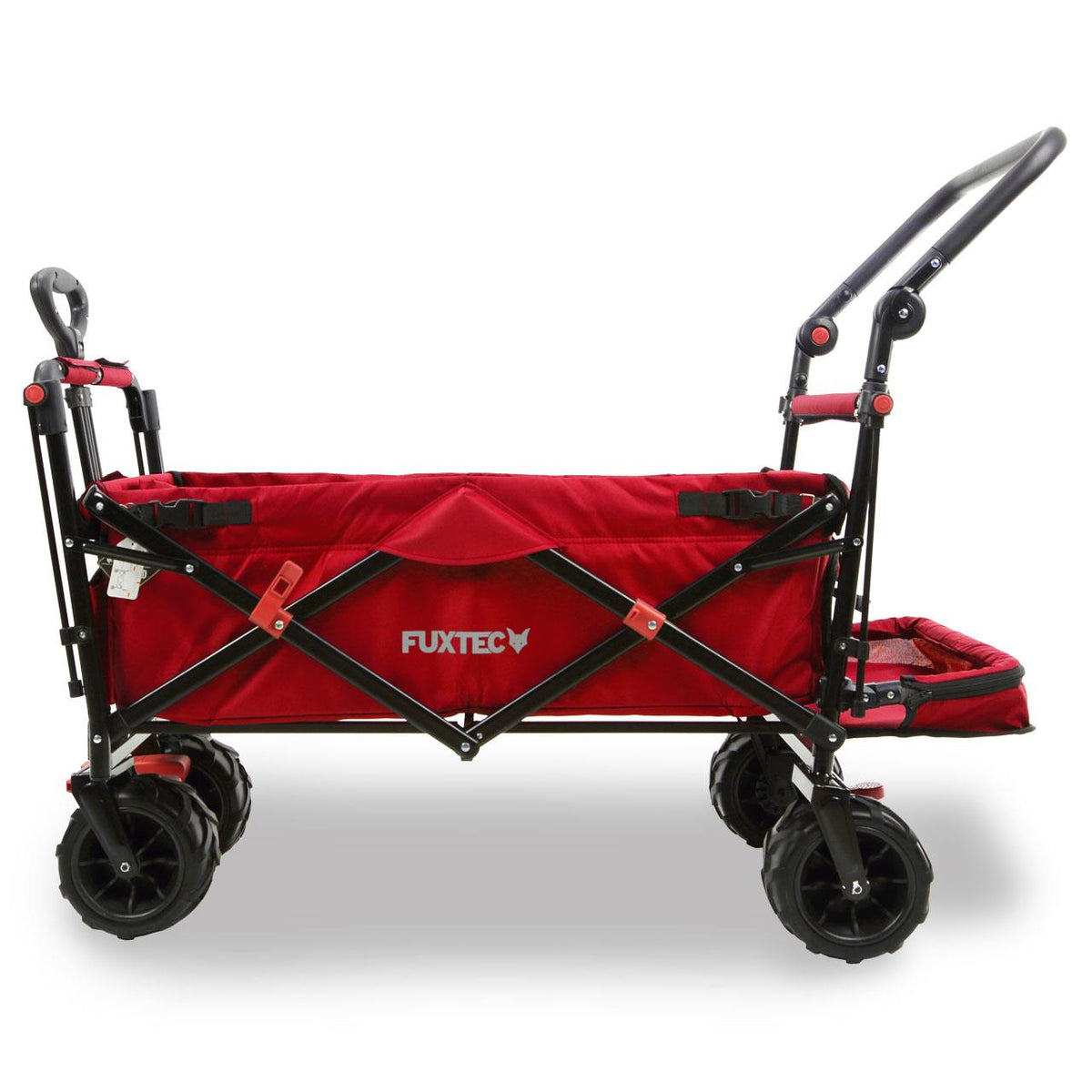 Bild 1 B-Ware FUXTEC Strand-Bollerwagen FX-CTB800 mit UV-geschütztem Sonnendach,Schiebegriff & Innenraumverlängerung