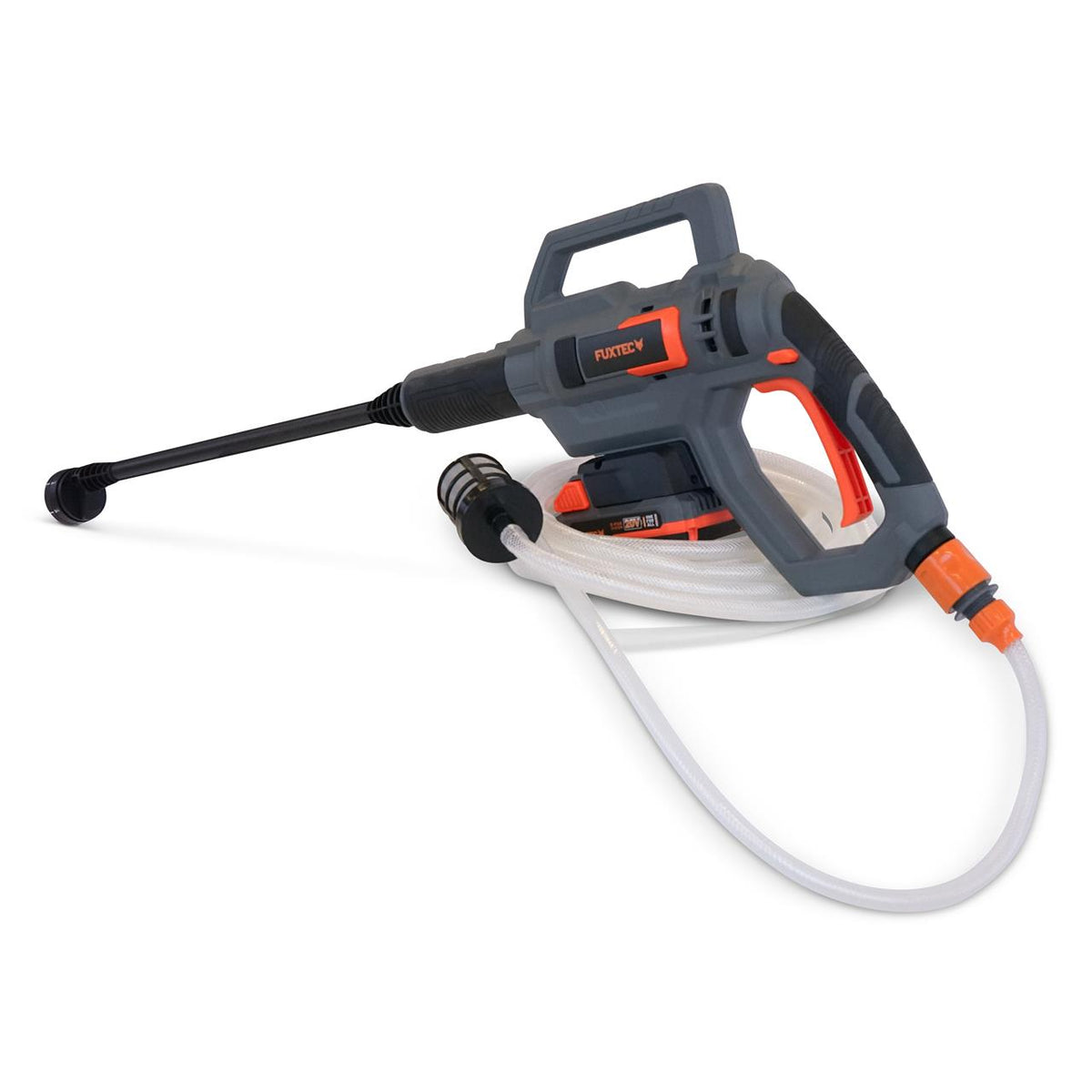 Bild 1 B-WARE FUXTEC 20V Akku Hochdruckreiniger FX-E1HDR20 SET mit 1 x Akku 2Ah, 1 x Ladegerät 1A