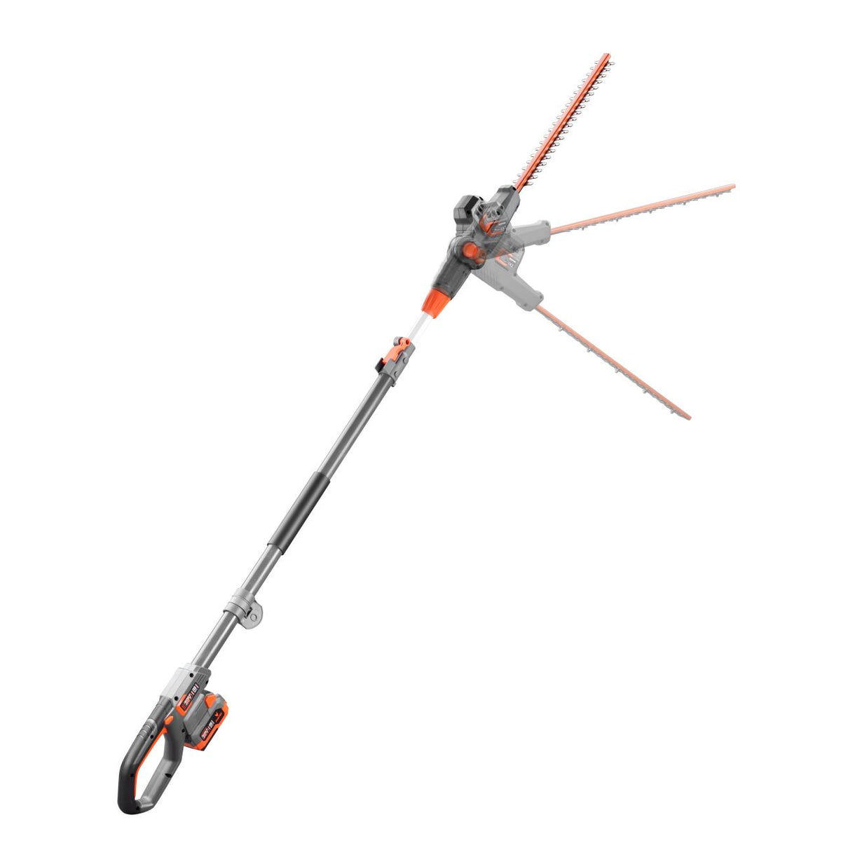 Bild 1 B-WARE FUXTEC 20V Akku Hochheckenschere FX-E1HH20 SET mit 1 x Akku 2Ah, 1 x Ladegerät 2,4A