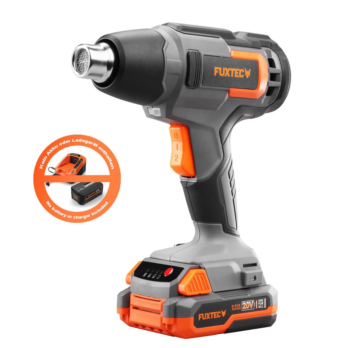 Bild 1 B-WARE FUXTEC 20V Akku Heißluftpistole FX-E1HLP20 ohne Akkupack, ohne Ladegerät