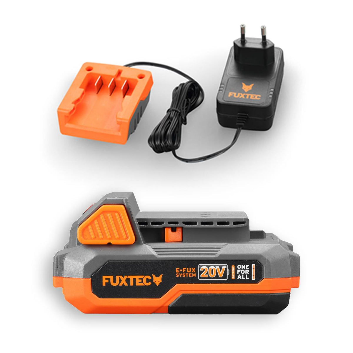 Bild 1 B-WARE FUXTEC 20V Akku Heckenscheren FX-E1HS20 SET mit 1 x Akku 2Ah, 1 x Ladegerät 1A