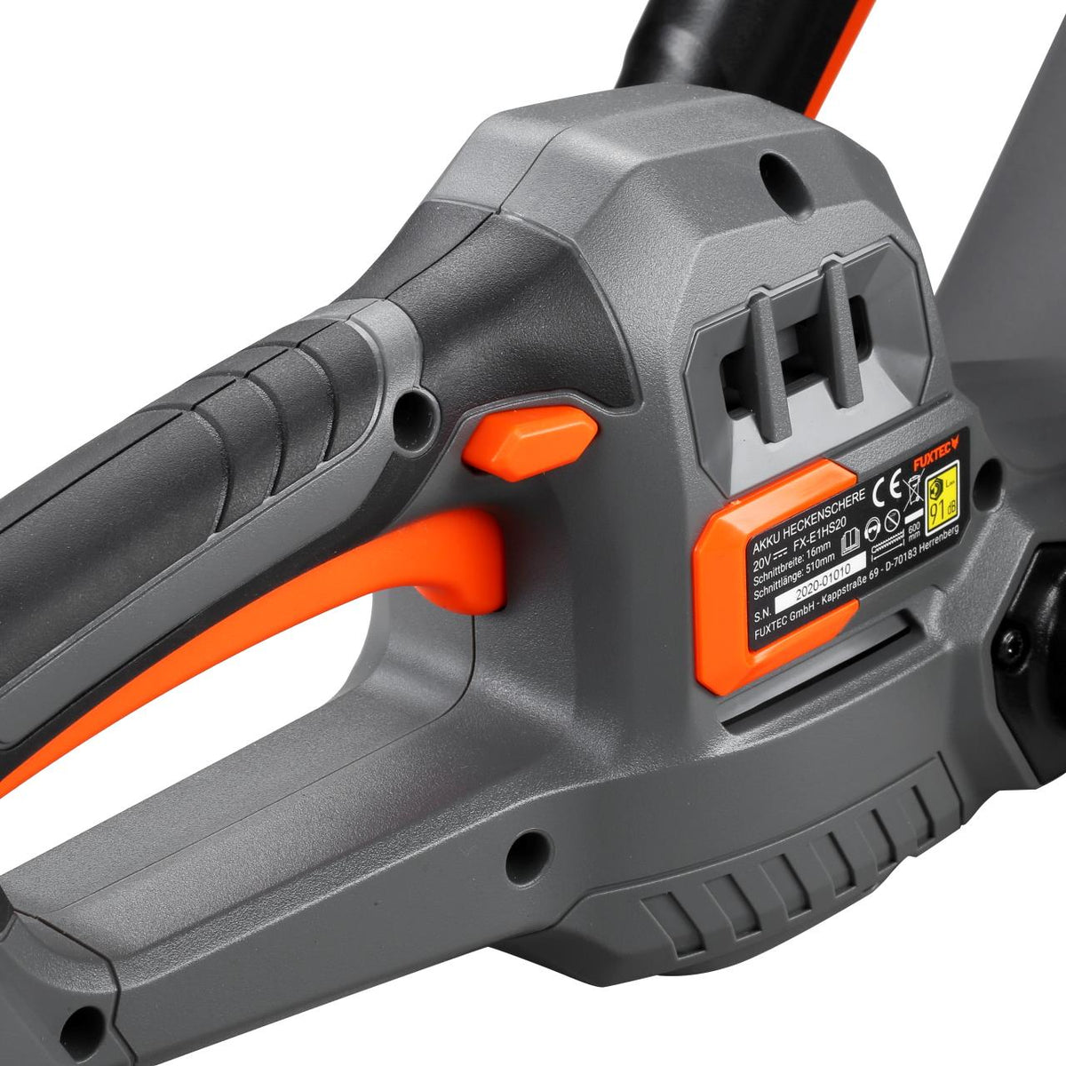 Bild 1 B-WARE FUXTEC 20V Akku Heckenscheren FX-E1HS20 SET mit 1 x Akku 2Ah, 1 x Ladegerät 1A
