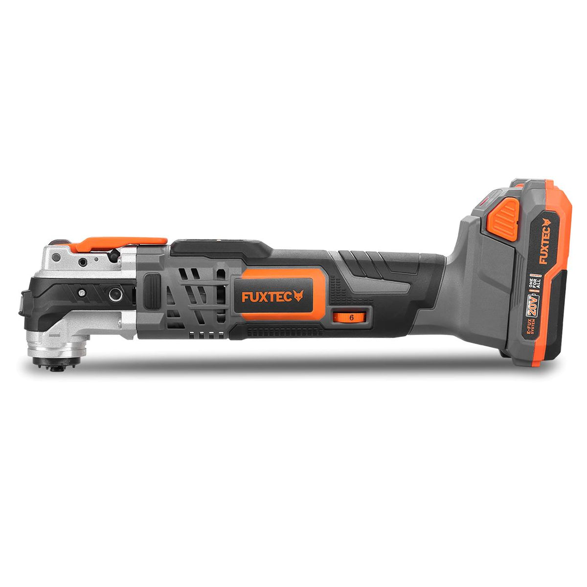 Bild 1 B-WARE FUXTEC 20V Akku Multifunktionstool FX-E1MT20 SET mit 1 x Akku 2Ah, 1 x Ladegerät 1A