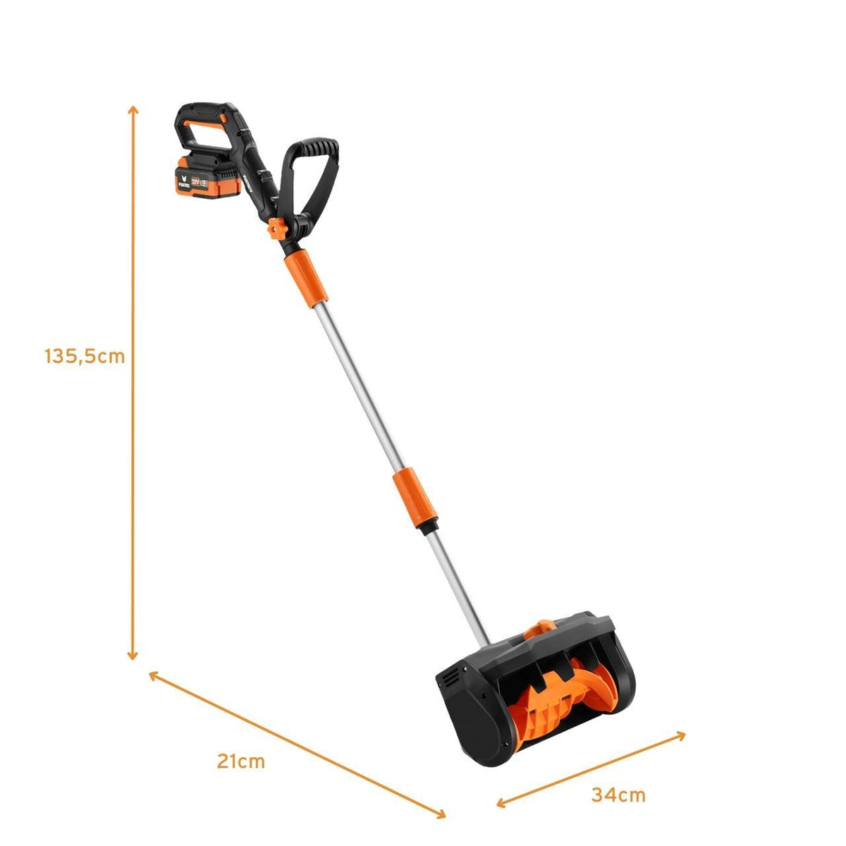 Bild 1 B-WARE FUXTEC Akku-Schneefräse FX-E1SCH20SET inkl. Akku & Ladegerät