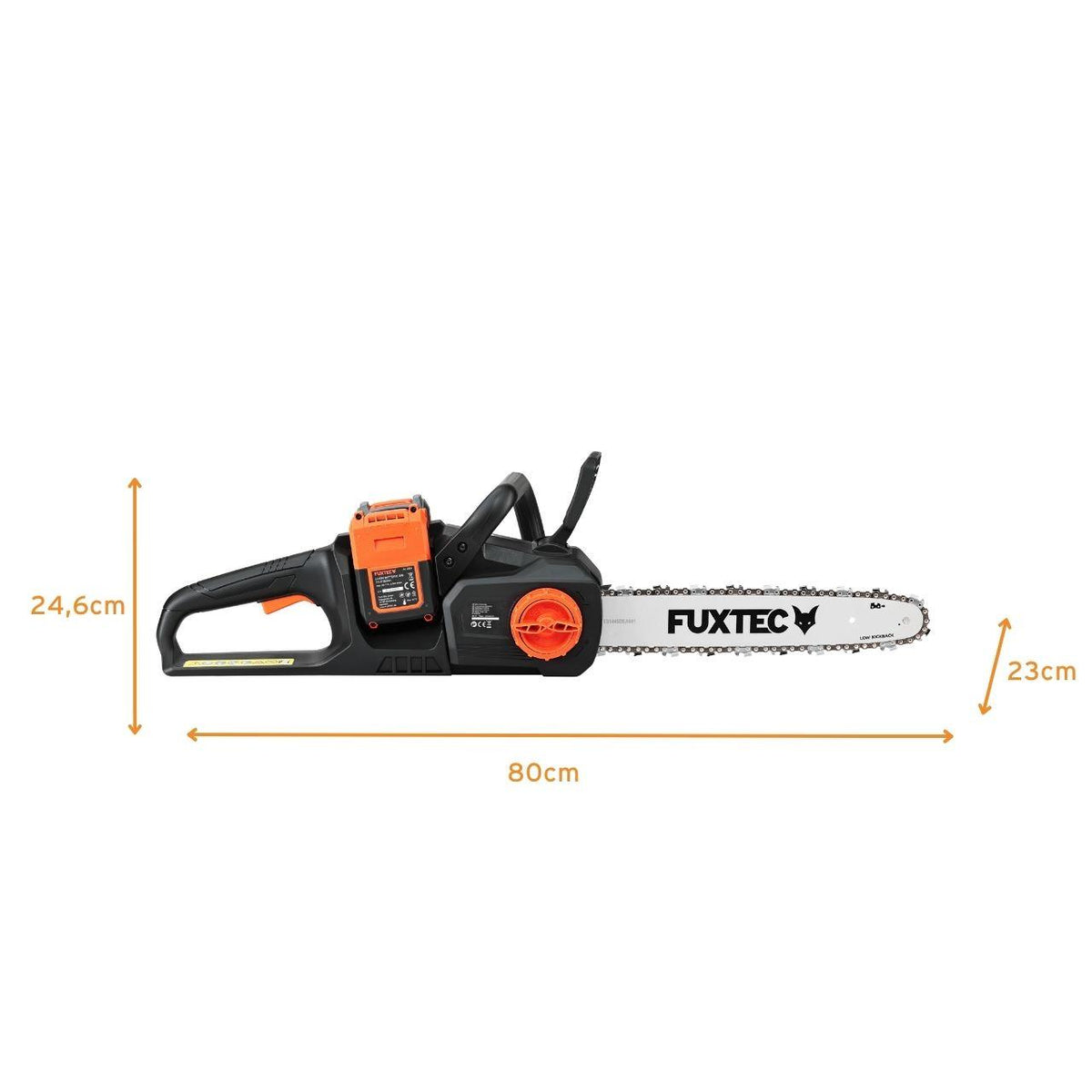Bild 1 B-WARE FUXTEC 2x20V Akku Kettensäge FX-E2KSSET mit Akku und Ladegerät