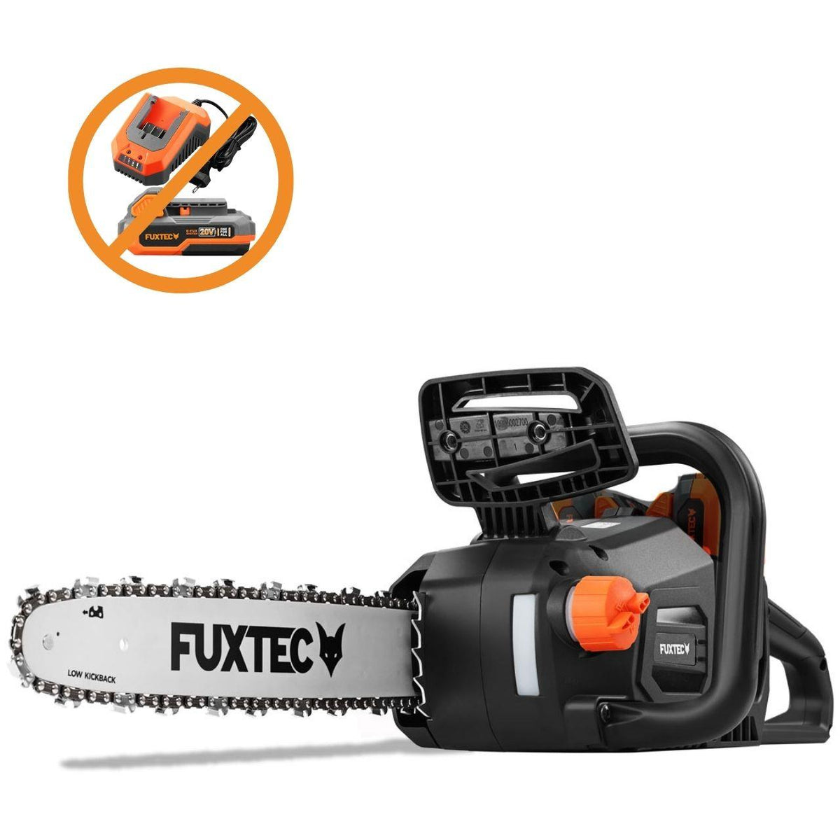 Bild 1 B-WARE FUXTEC 2x20V Akku Kettensäge FX-E2KS ohne Akku und Ladegerät