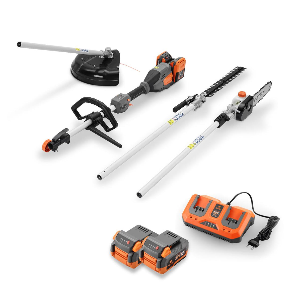 FUXTEC 3in1 Akku-Multitool FX-E2MTSET mit zwei Akkus