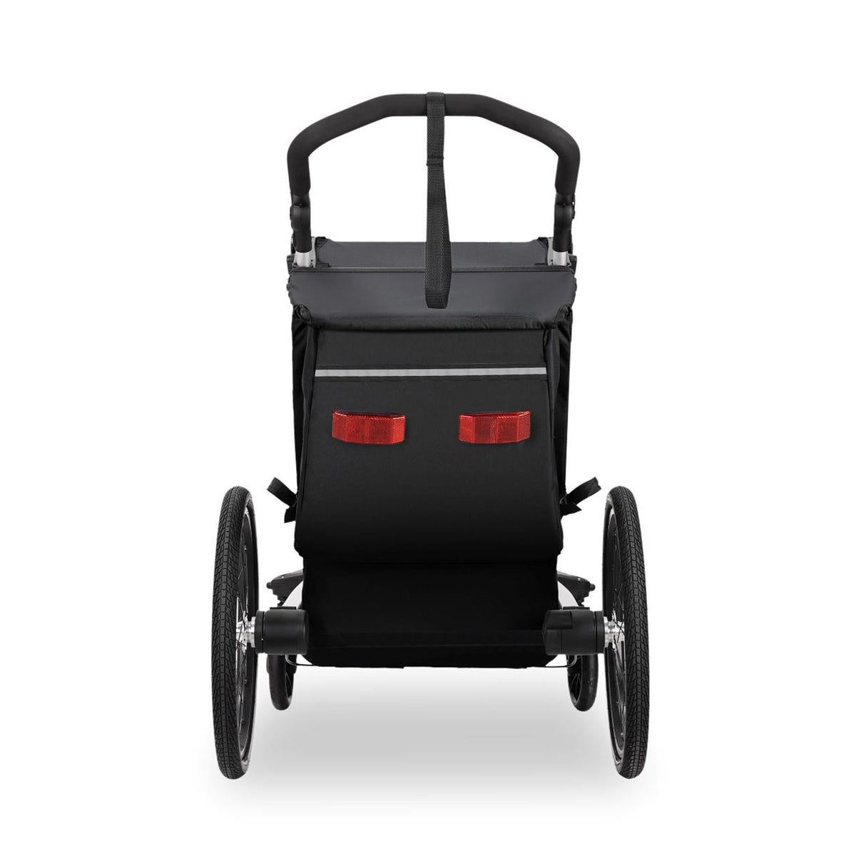 FUXTEC Fahrradanhänger FX-FA1S schwarz mit Joggerrad