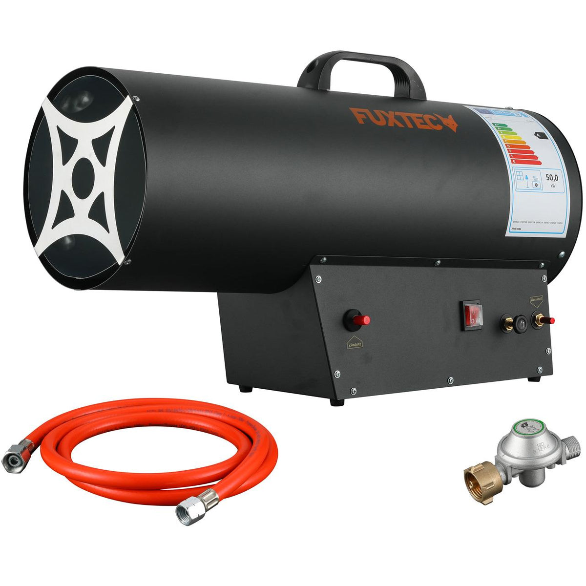 Bild 1 B-WARE FUXTEC Gasheizer GH51 mit 50kW Heizleistung