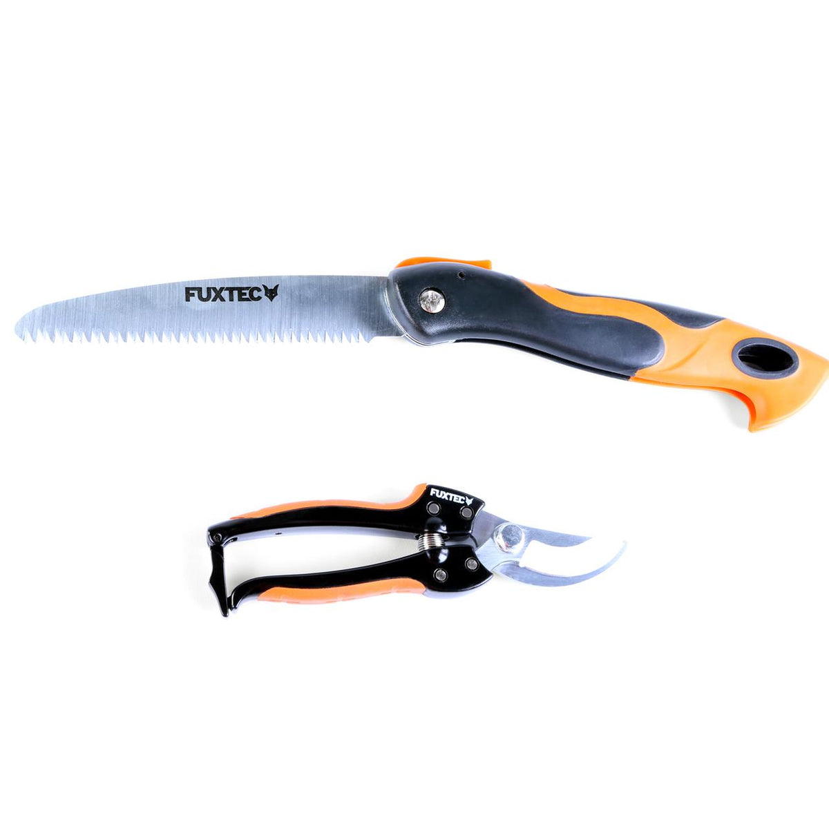 Bild 1 B-WARE FUXTEC Gartenschere 2er Set  - Rebschere & Klappsäge