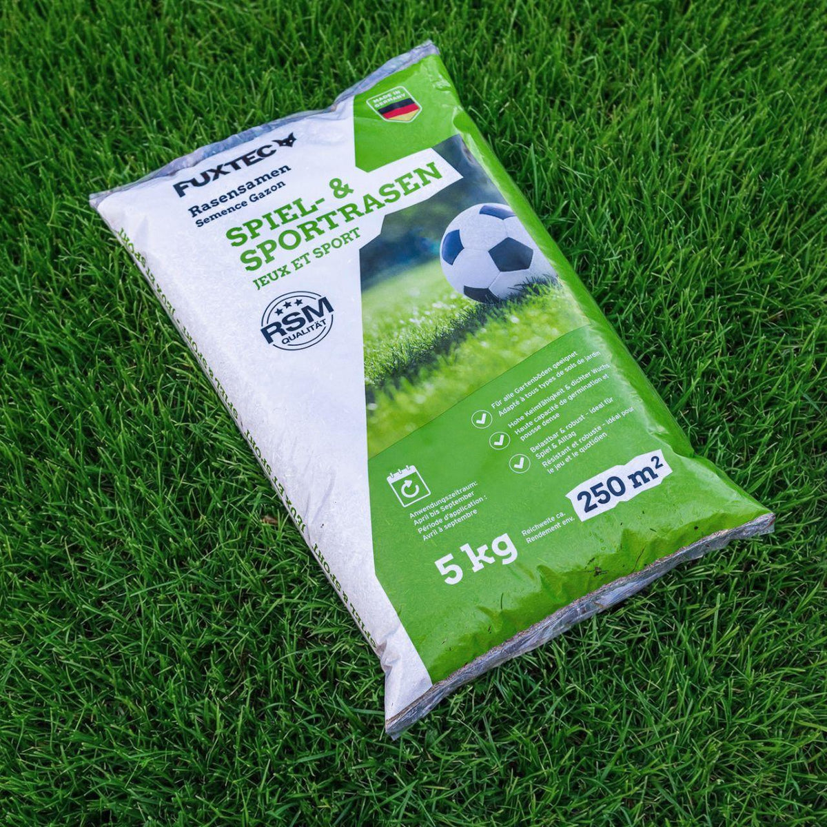 FUXTEC Rasensamen FX-RSSP5 5kg Spiel- & Sportrasen