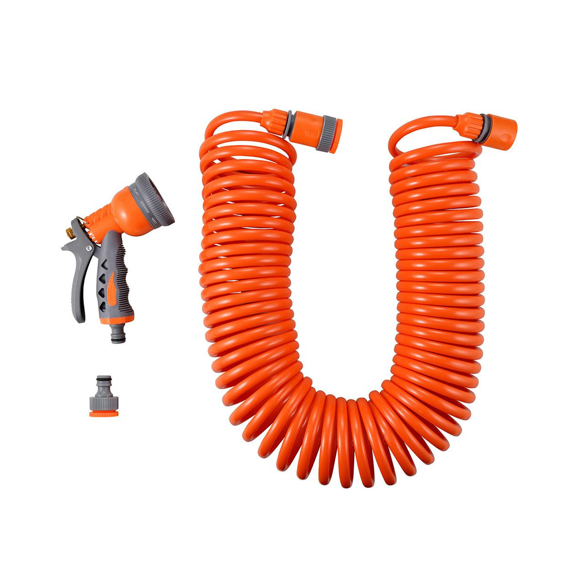 FUXTEC Spiralschlauch Set FX-SPS1 mit Multifunktionsbrause