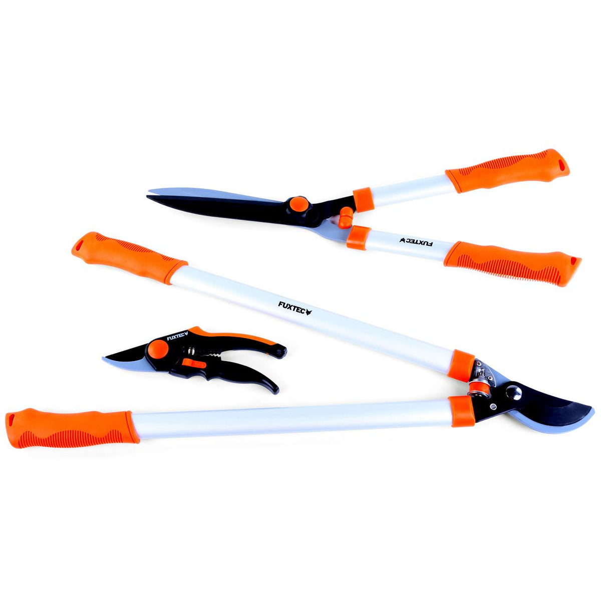 FUXTEC Gartenscheren Premium 3er Set FX-SPS3