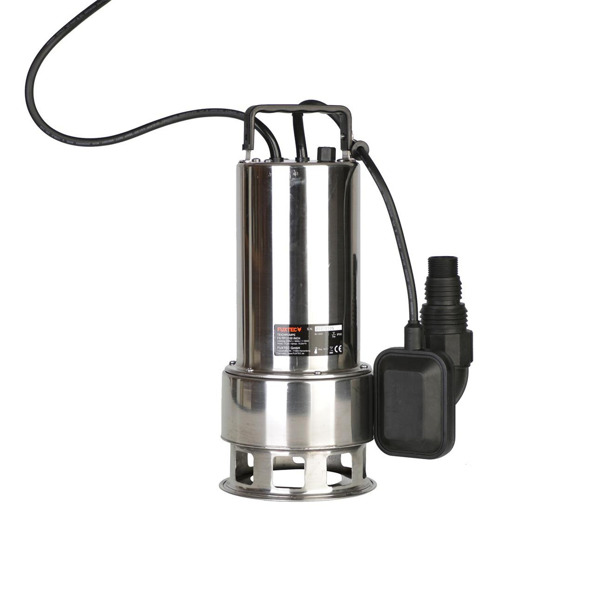 Bild 1 B-WARE FUXTEC Tauchpumpe - Schmutzwasserpumpe FX-TP11000 INOX (Edelstahl) - 1100 Watt